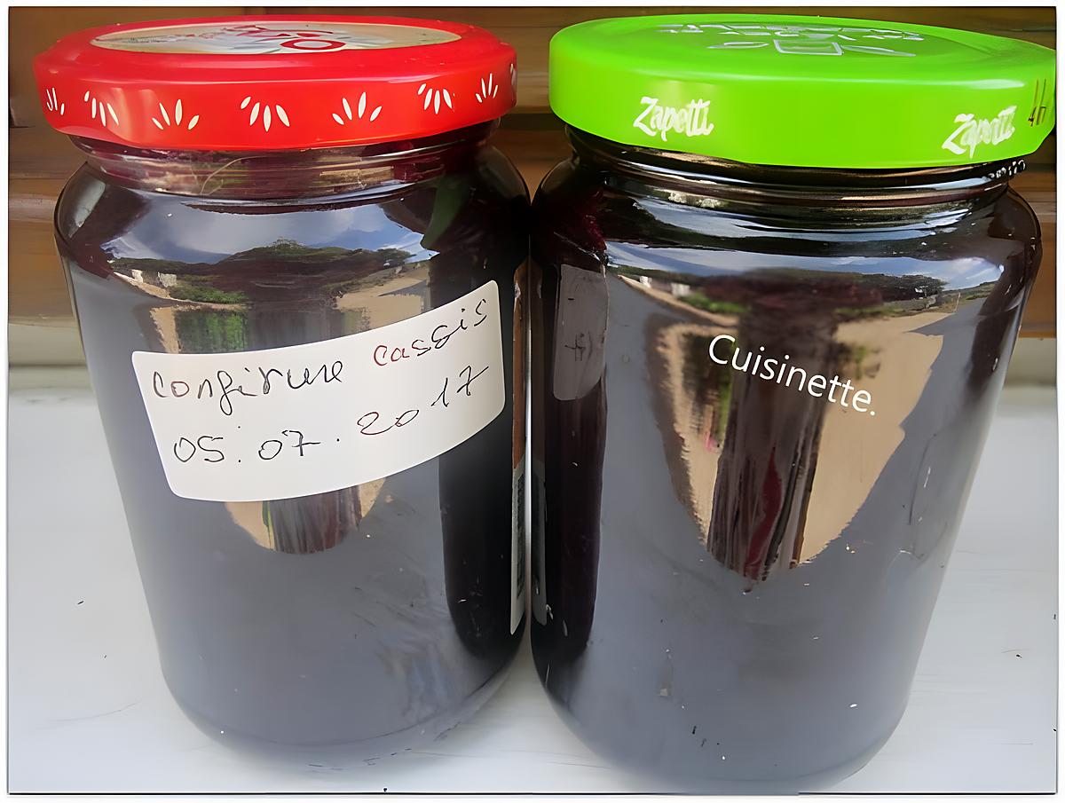 recette Confiture de cassis.