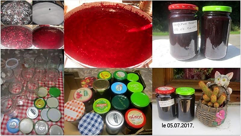 recette Confiture de cassis.