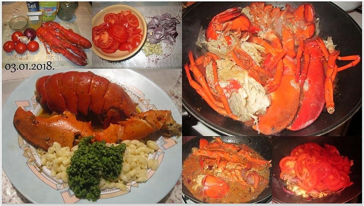 recette Homards à la créole.