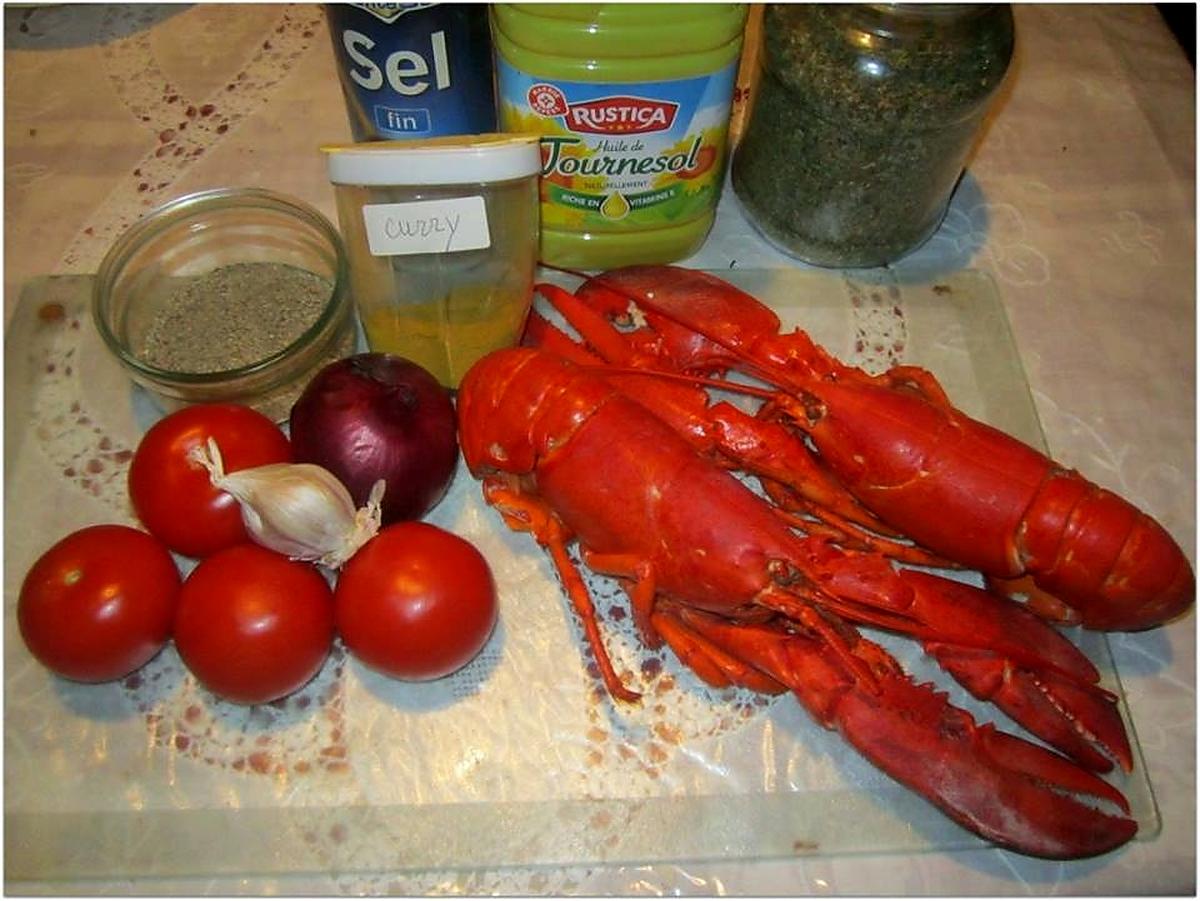 recette Homards à la créole.