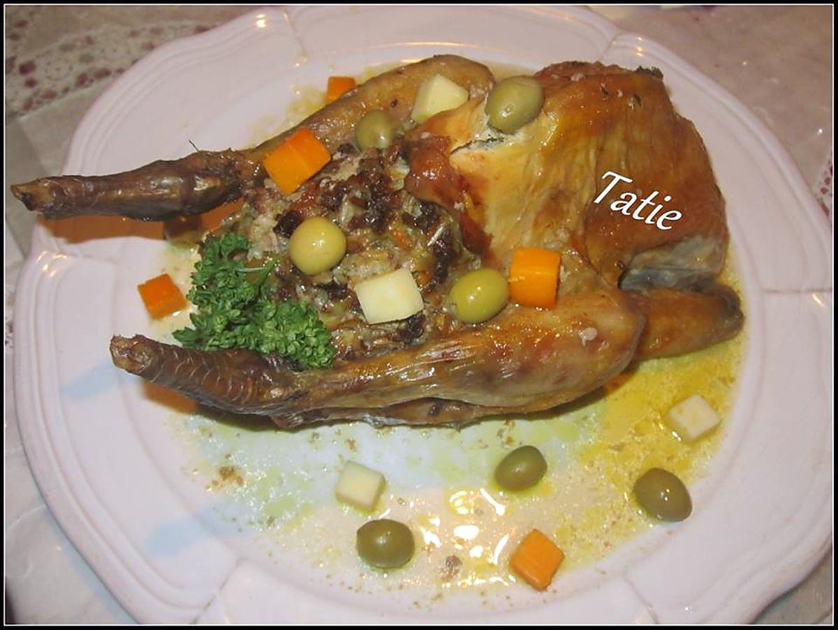 recette Pintade farcie .à ma façon.