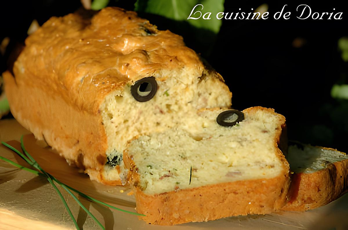 recette Cake au thon et olives noires