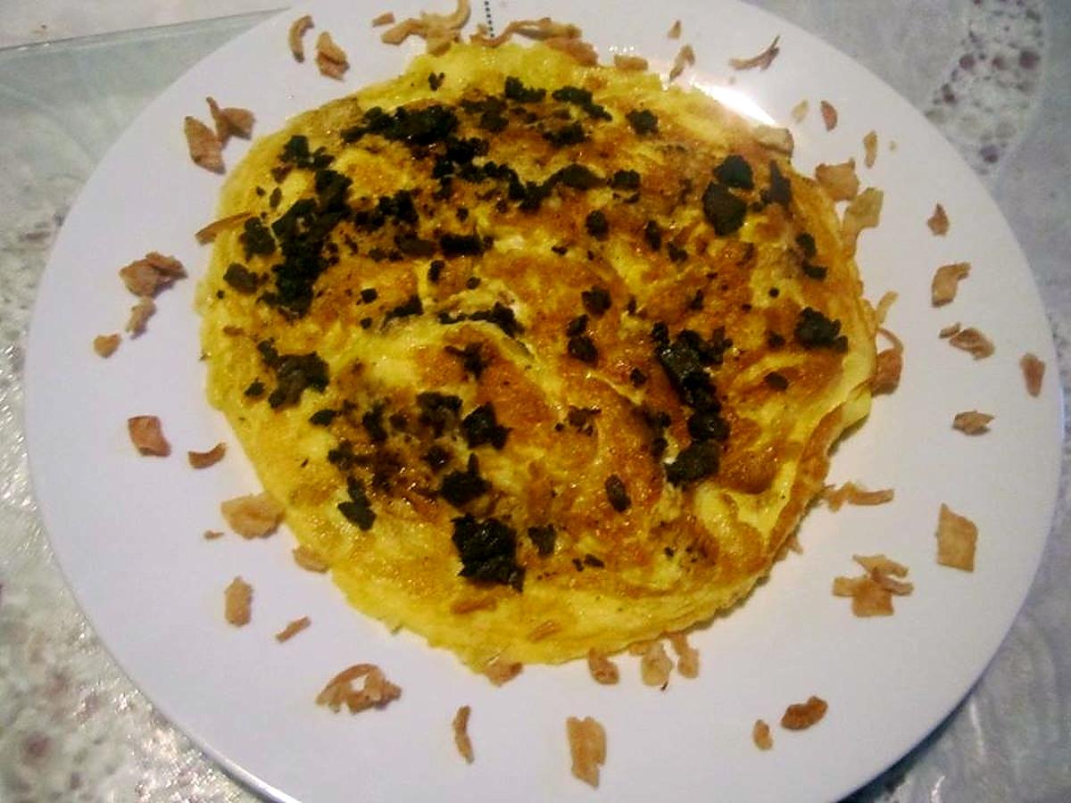 recette Omelette au truffe.