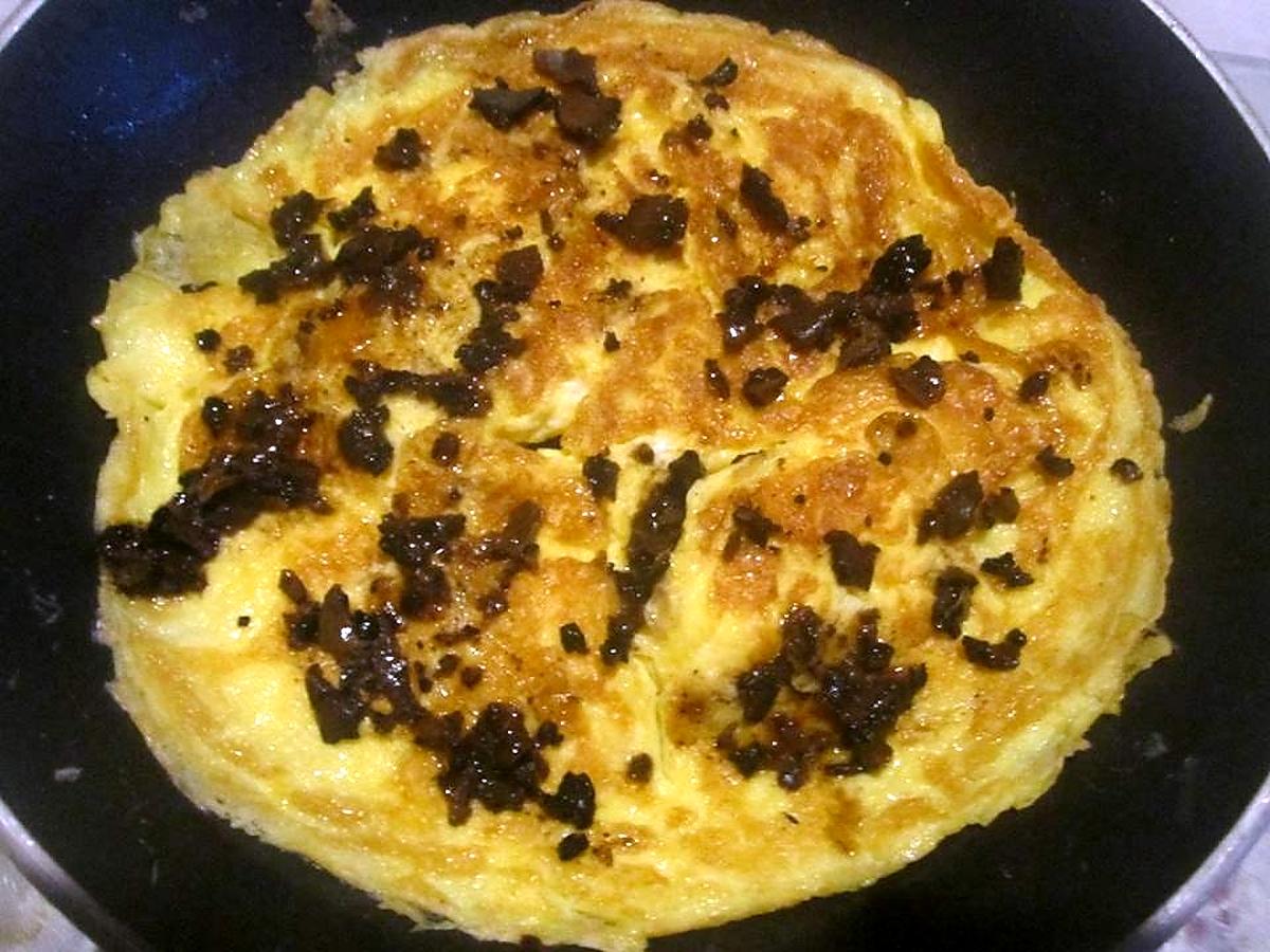 recette Omelette au truffe.