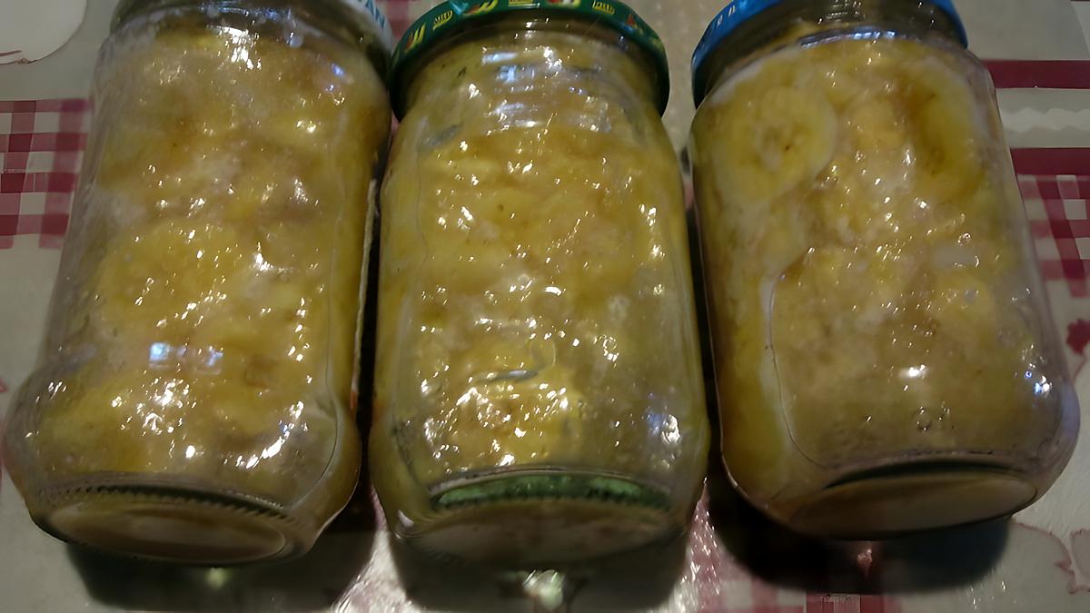 recette Confiture de bananes.