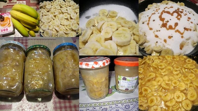 recette Confiture de bananes.