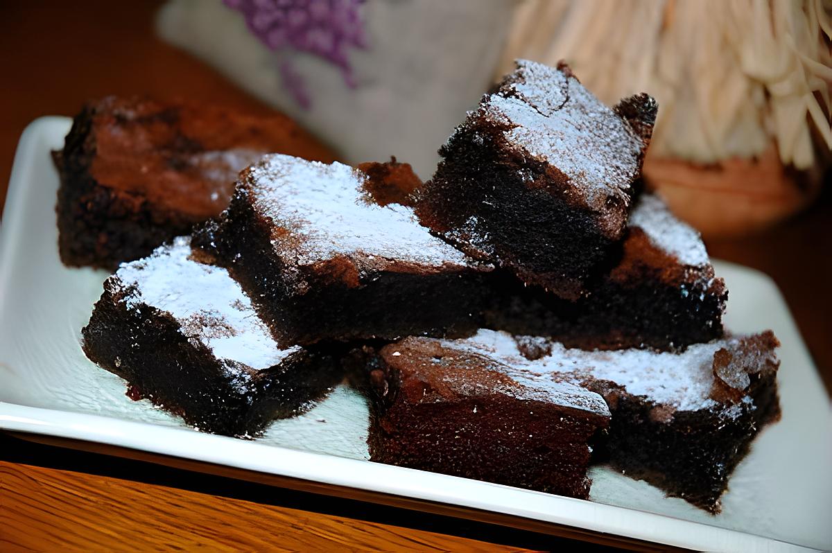 recette Carrés fondants au chocolat