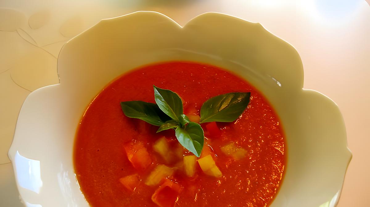 recette Gaspacho au cantaloup, bis +