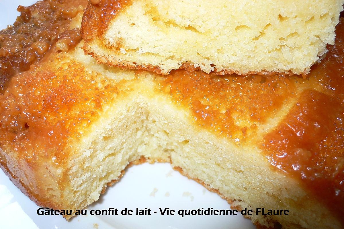 recette Gâteau au confit de lait