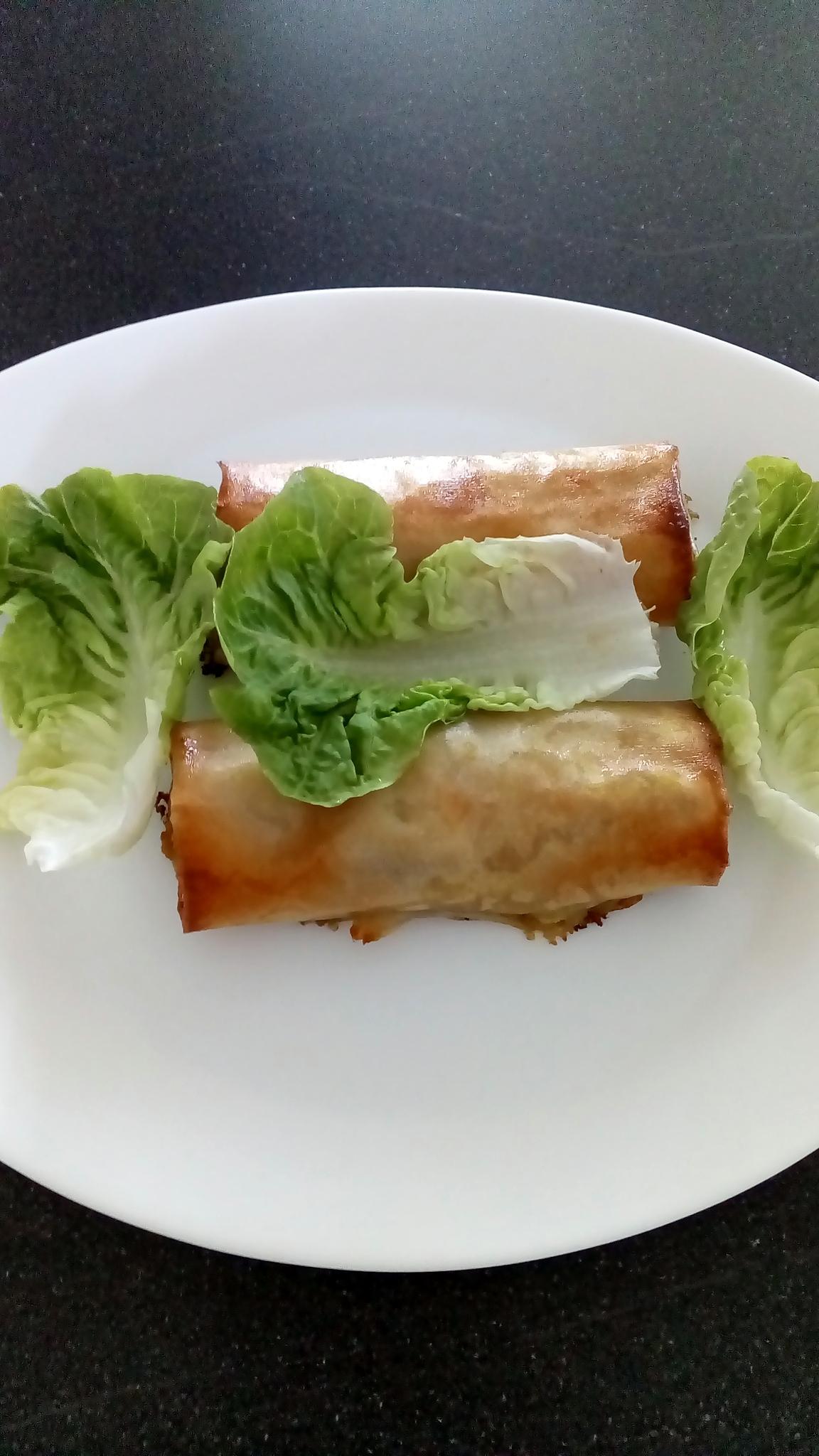 recette rouleau au poulet fromage