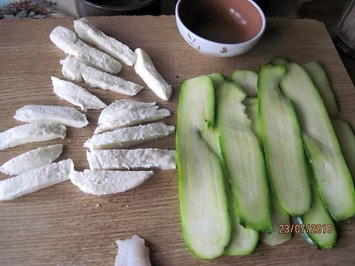 recette Filets de sole aux courgettes et mozzarella.cuisinette