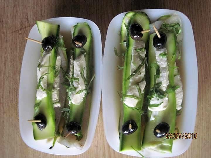 recette Filets de sole aux courgettes et mozzarella.cuisinette