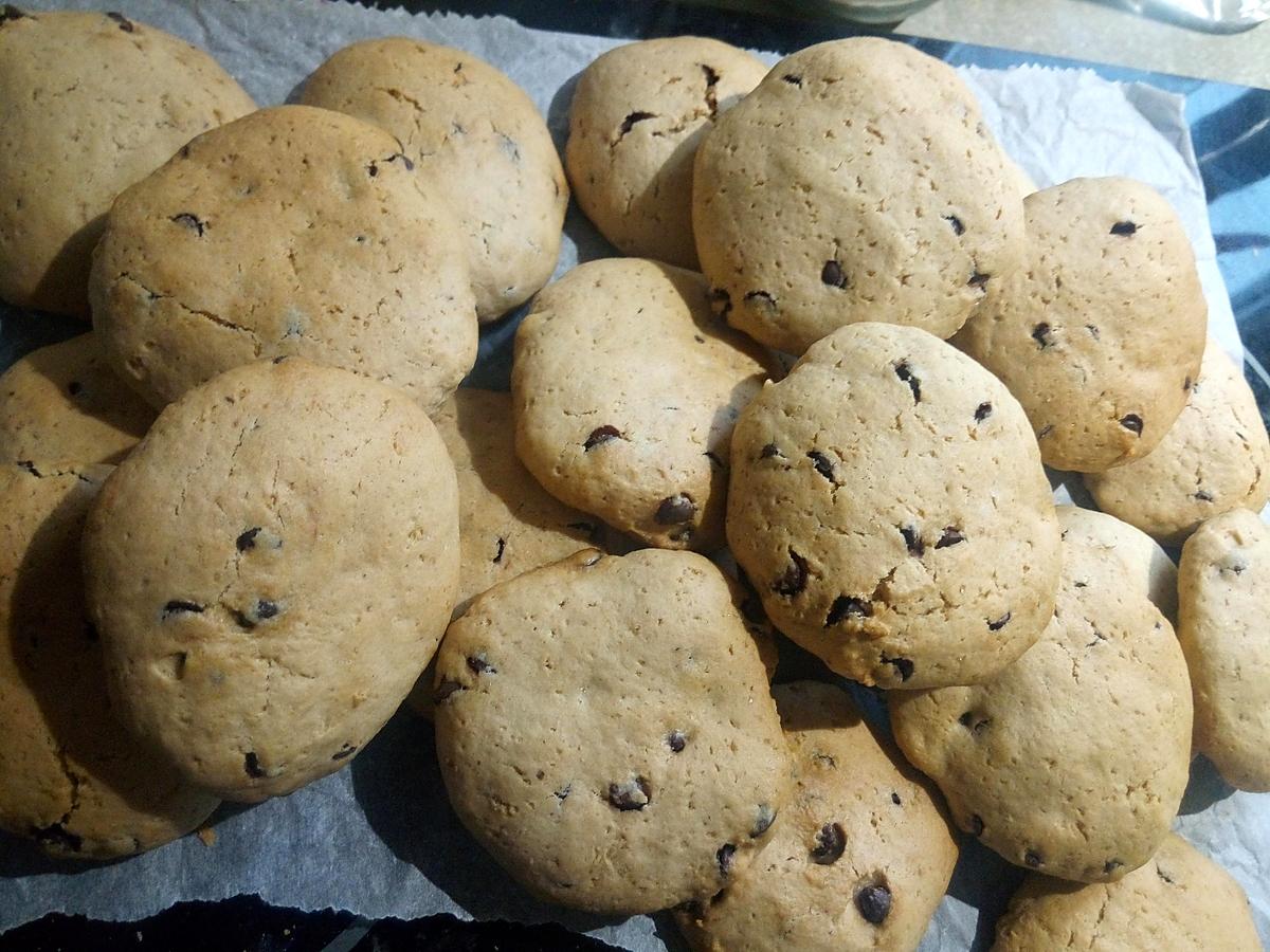 recette Cookies aux pépites de chocolat