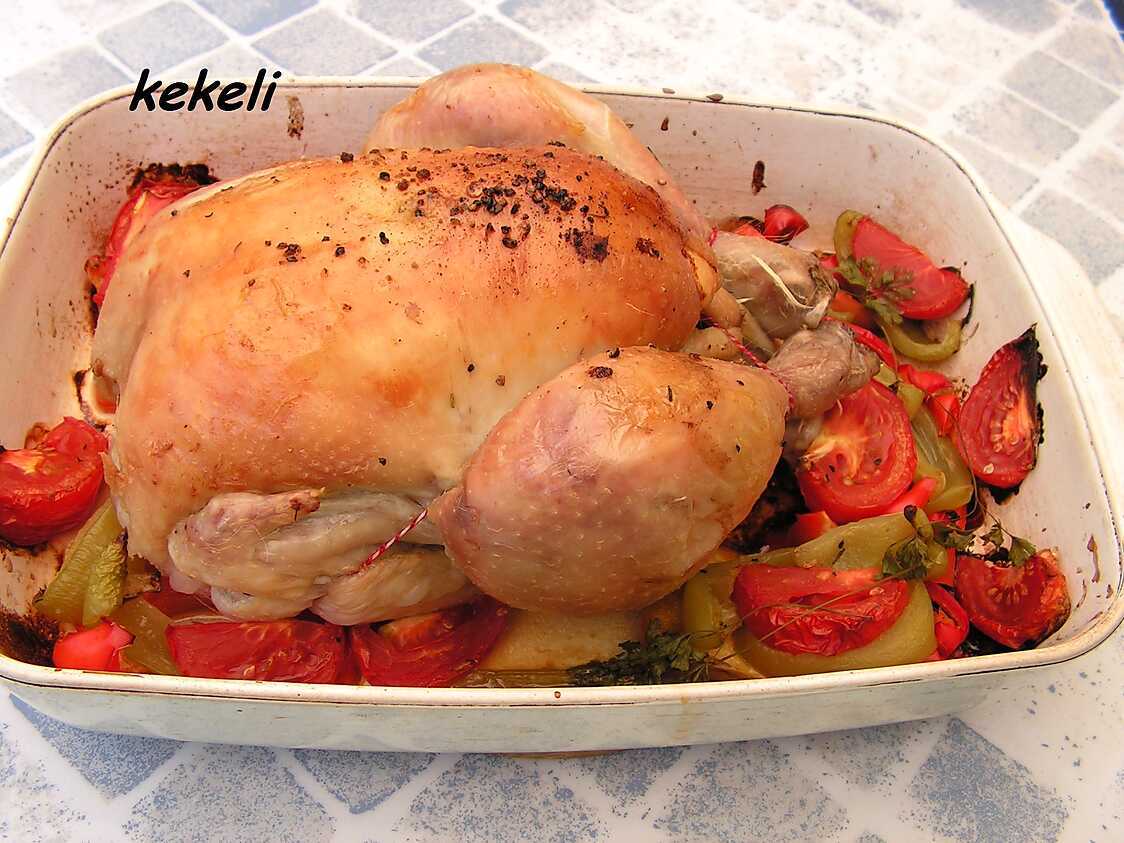 Recette de Poulet aux légumes par kekeli