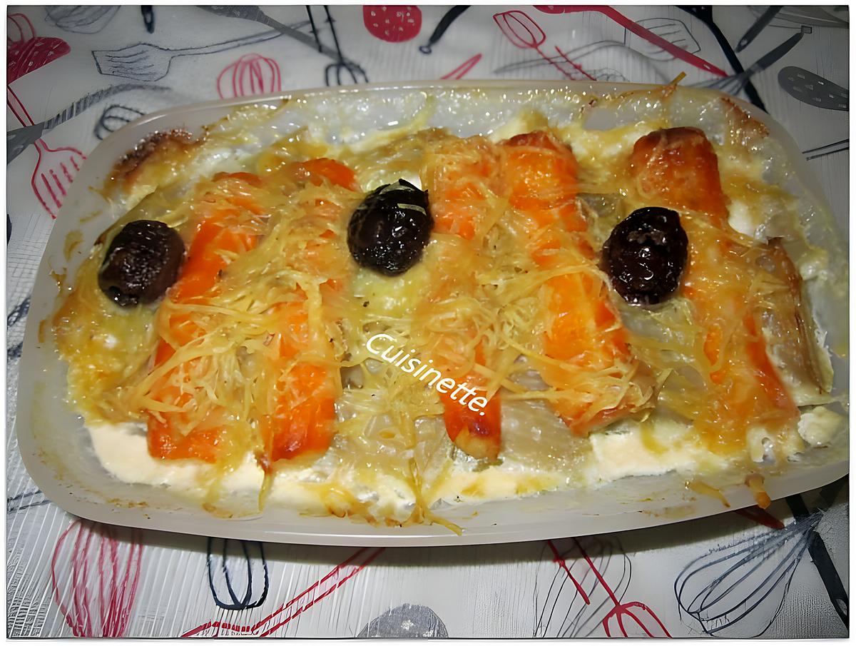 recette Gratin de blettes.surimi.