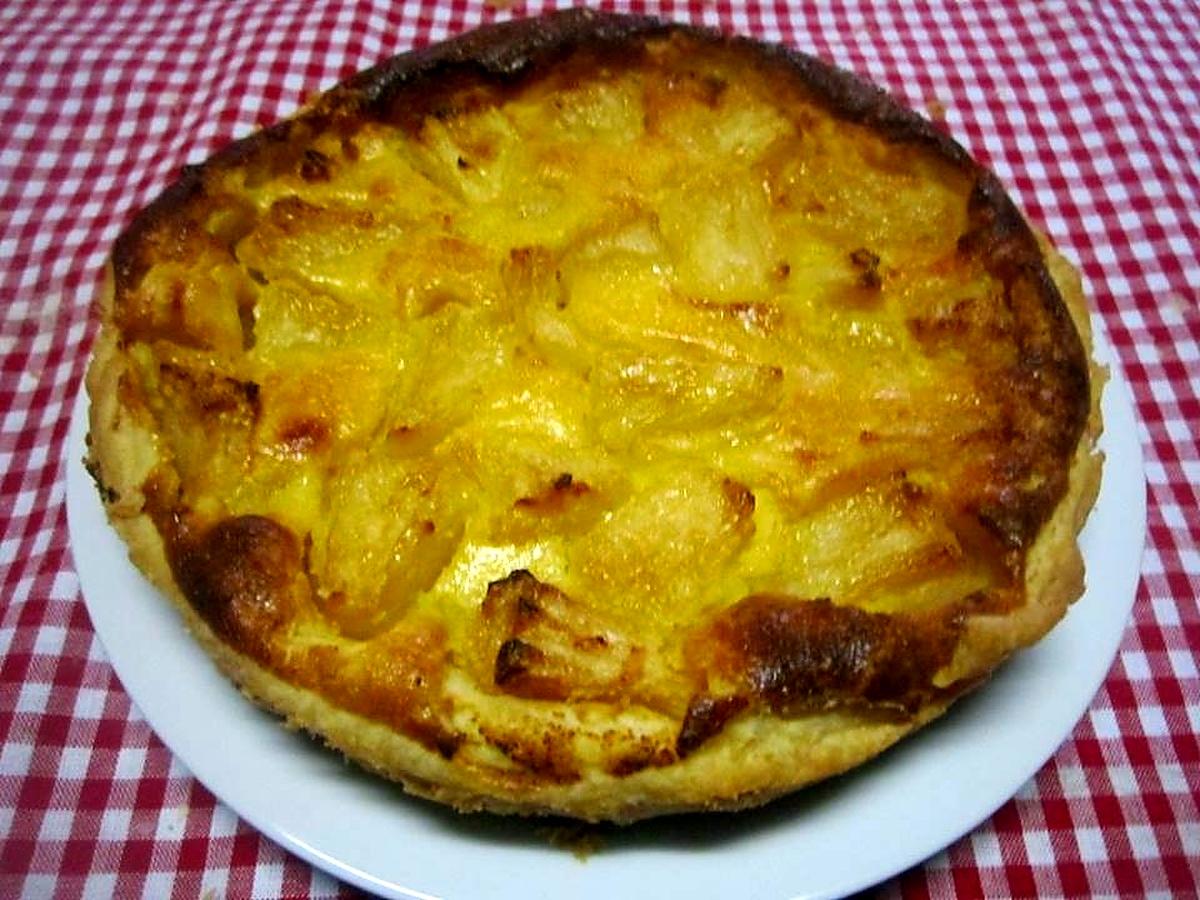 recette Tarte à l'ananas.et crème fraiche.