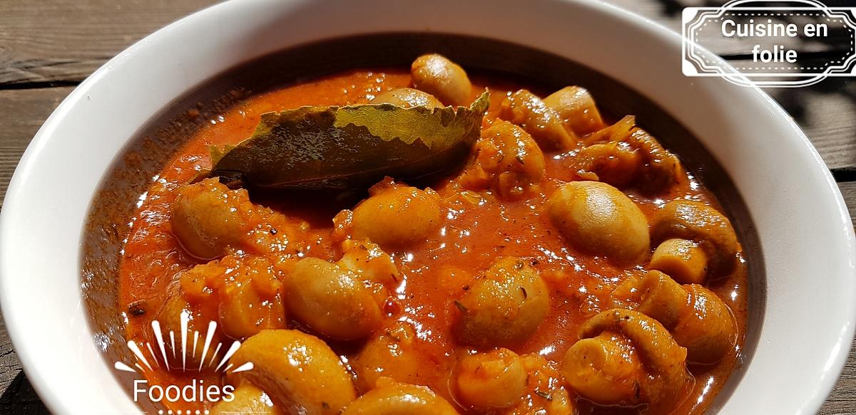 recette Champignons à la grecque