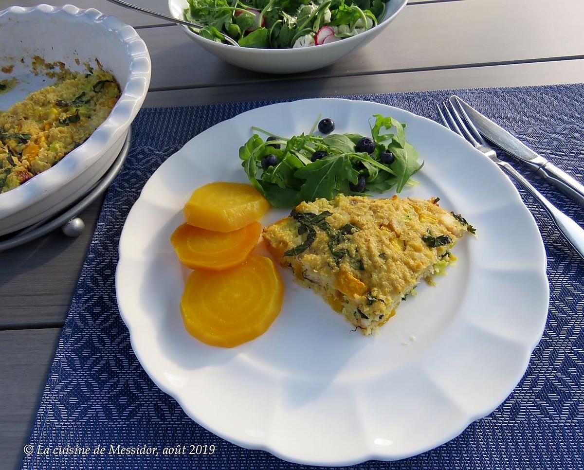 recette Tarte sans croûte au poisson +