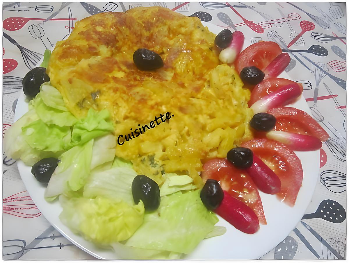 recette Omelette aux restes.