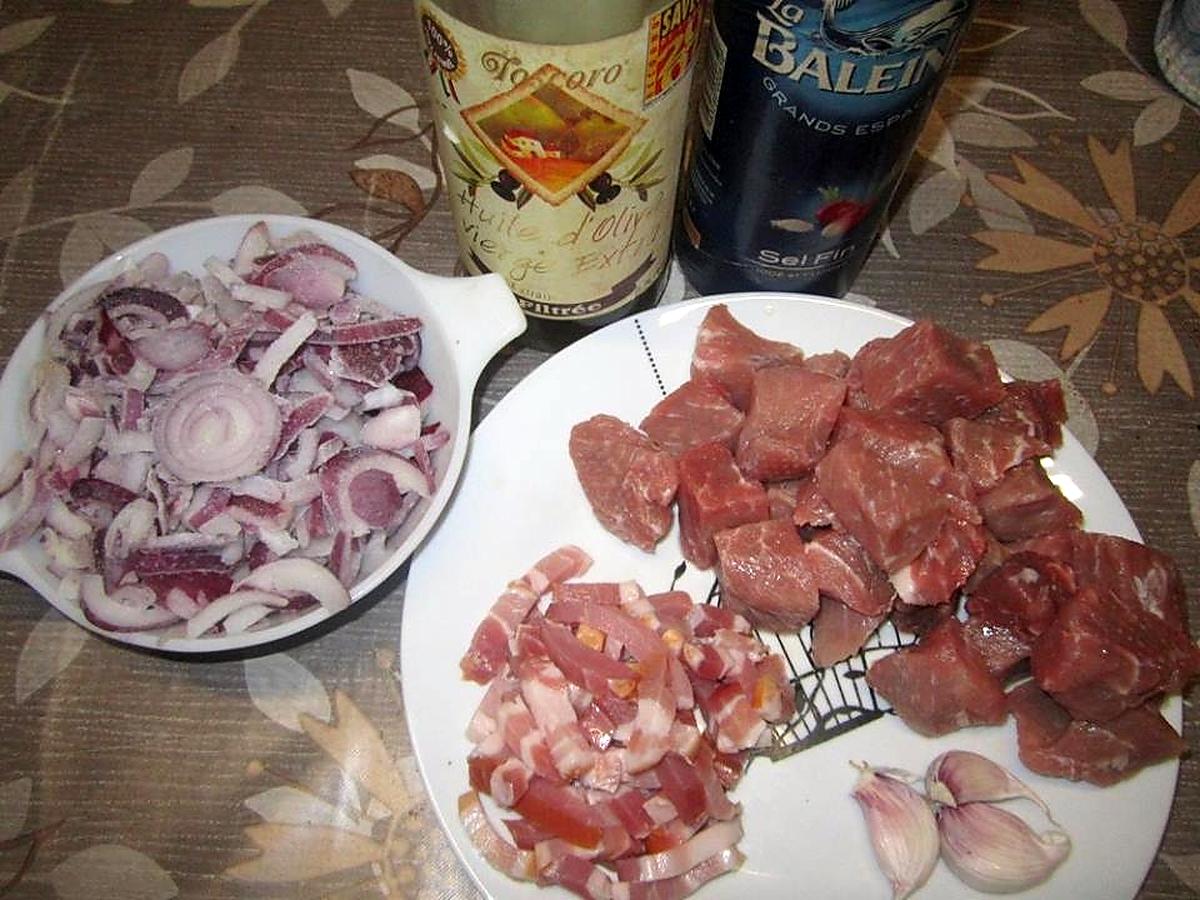 recette Sauté de porc aux oignons rouge.