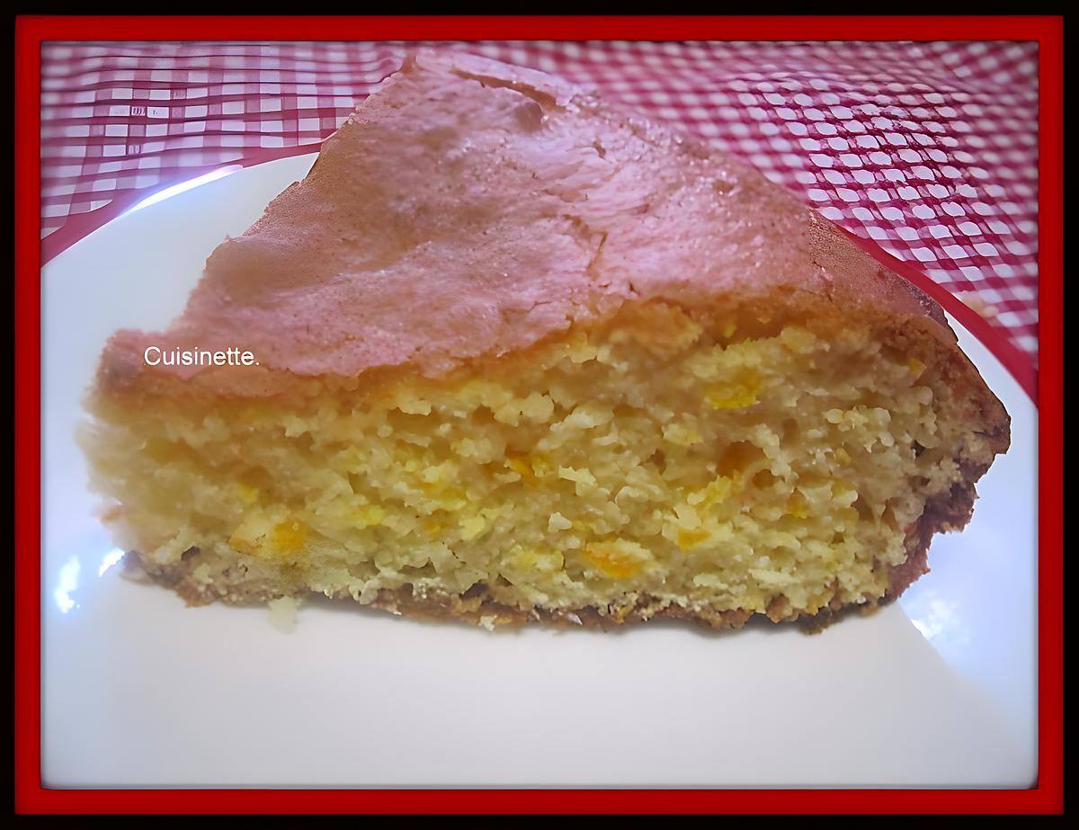 recette Gâteau au yaourt et zeste d' oranges.