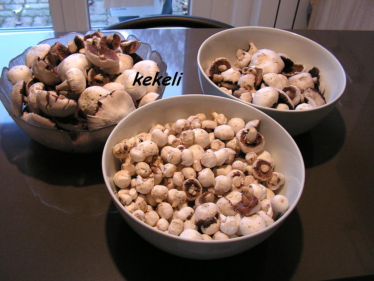 recette Champignons des prés stérilisés