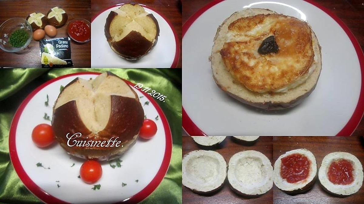 recette Brioches au oeuf.parmesan.