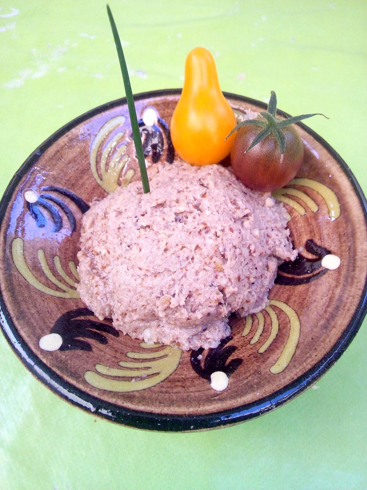 recette Tartinade noix et ail