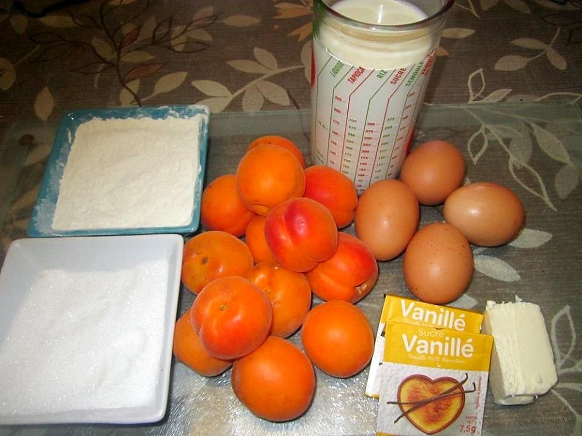 recette Clafoutis aux abricots frais.