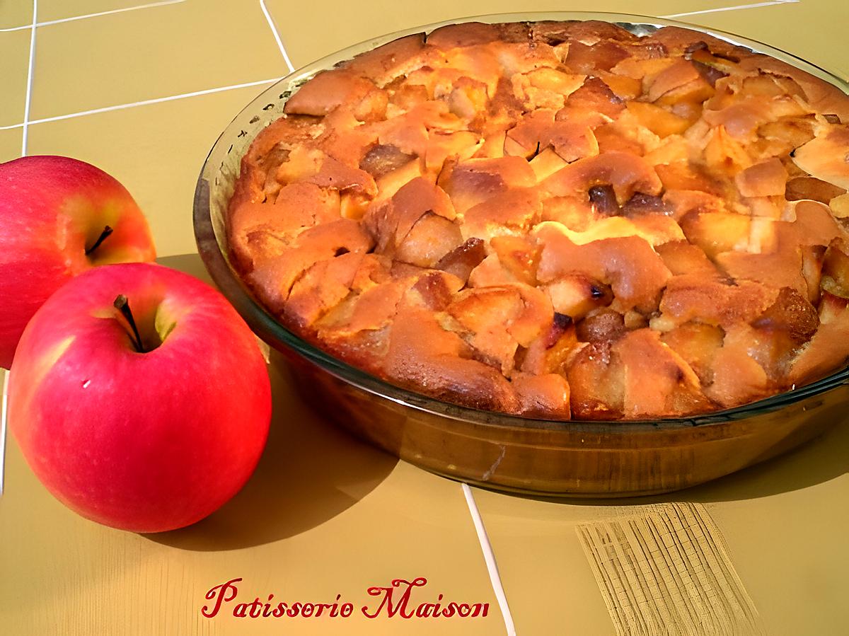 recette Tarte aux pommes caramelisees