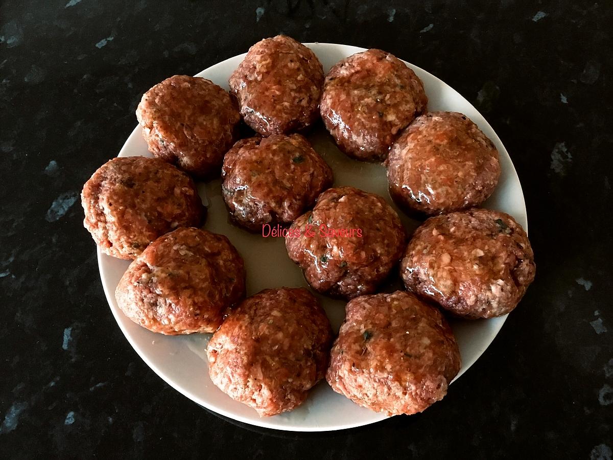 recette Boulette de boeuf au miel