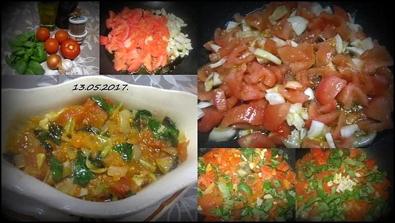 recette Sauce tomates & basilic.