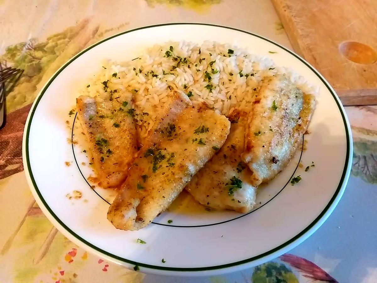 recette Sole meunière