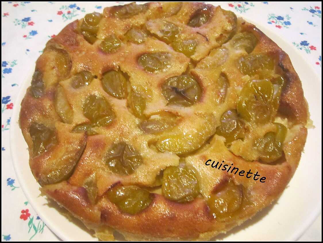 Recette de Clafoutis aux prunes quetsches.