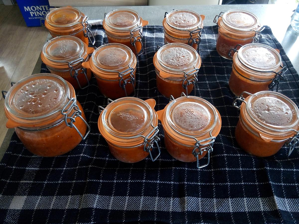 recette Sauce tomate en bocaux