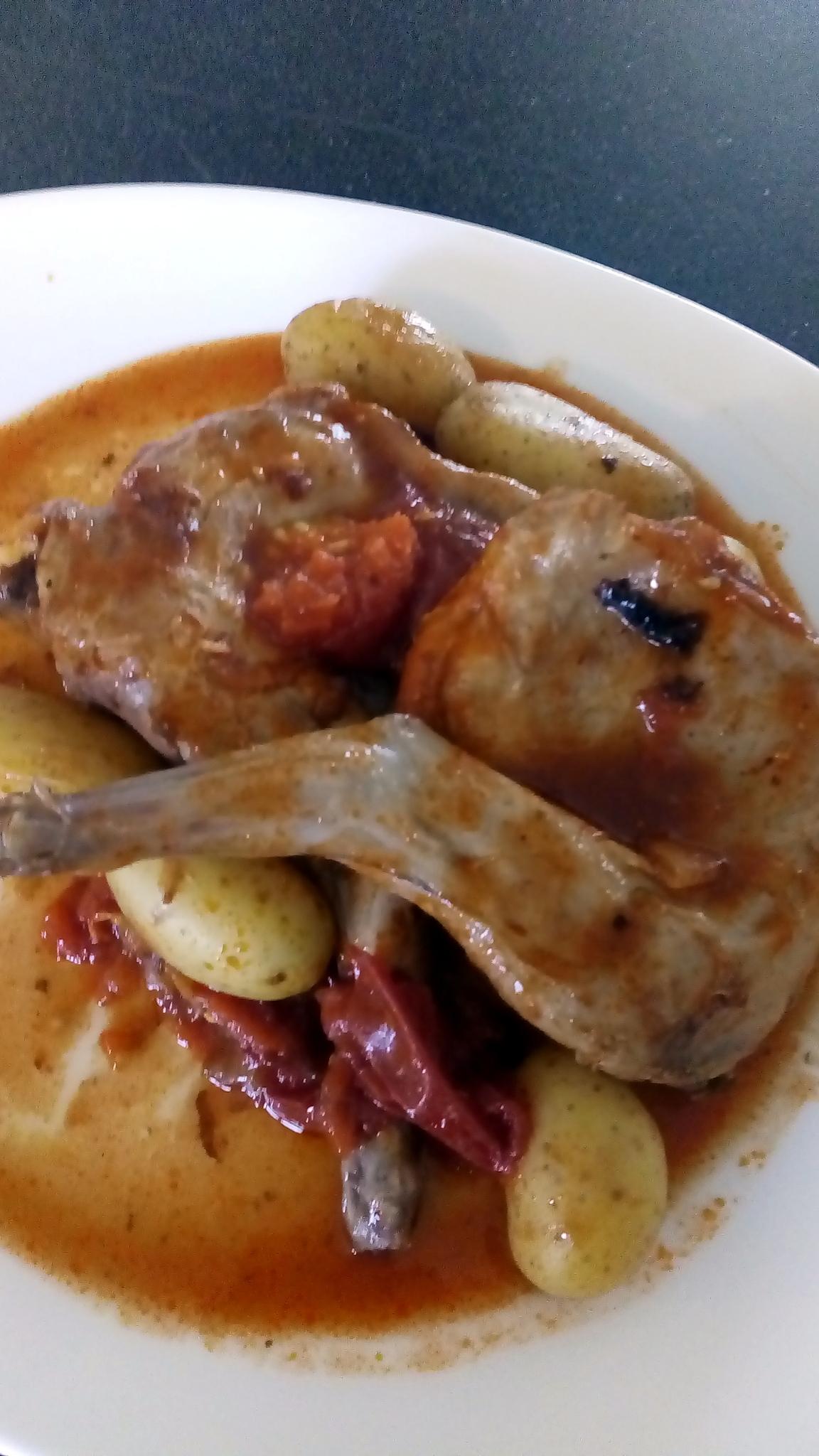 recette lapin au chorizo