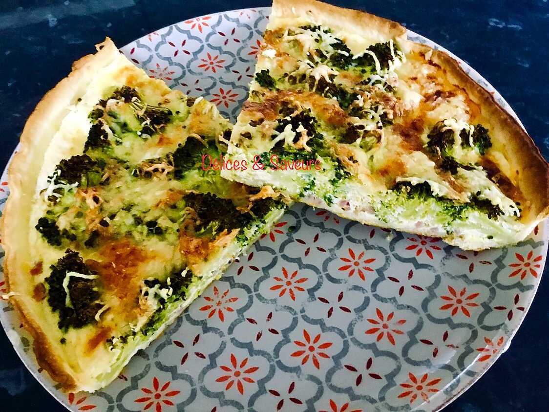Recette de Quiche au brocoli