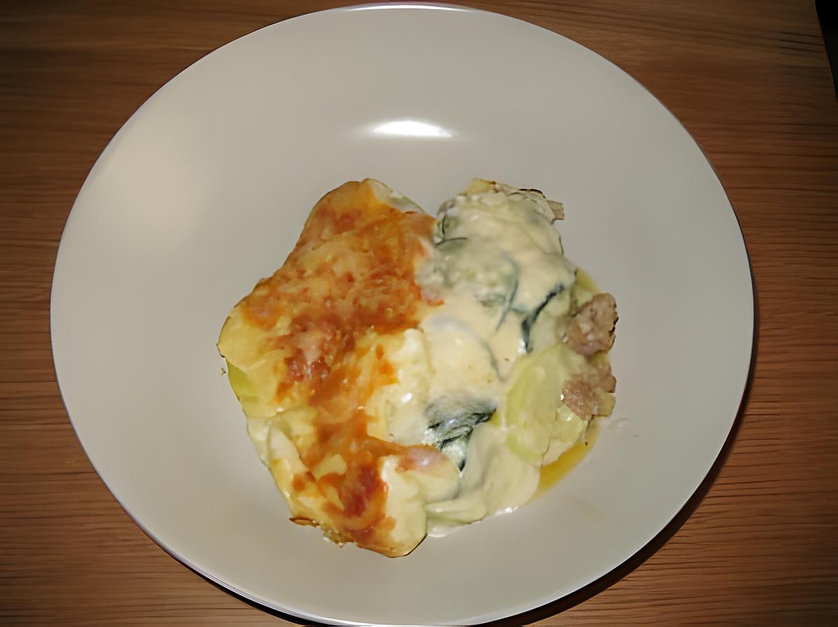 recette Parmentier de courgettes et aubergines