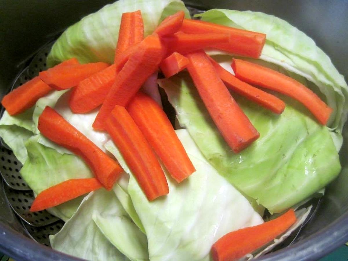 recette Bourguignon au chou et carottes.