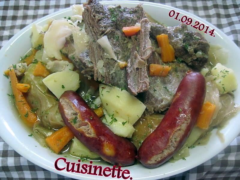 recette Bourguignon au chou et carottes.