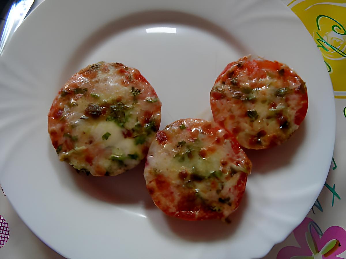 recette Tomate-mozzarella gratinées