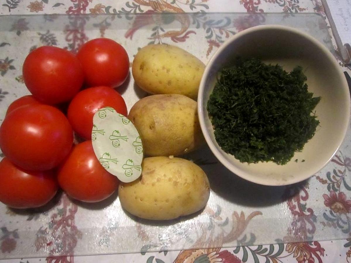recette Soupe aux tomates et pommes de terre.