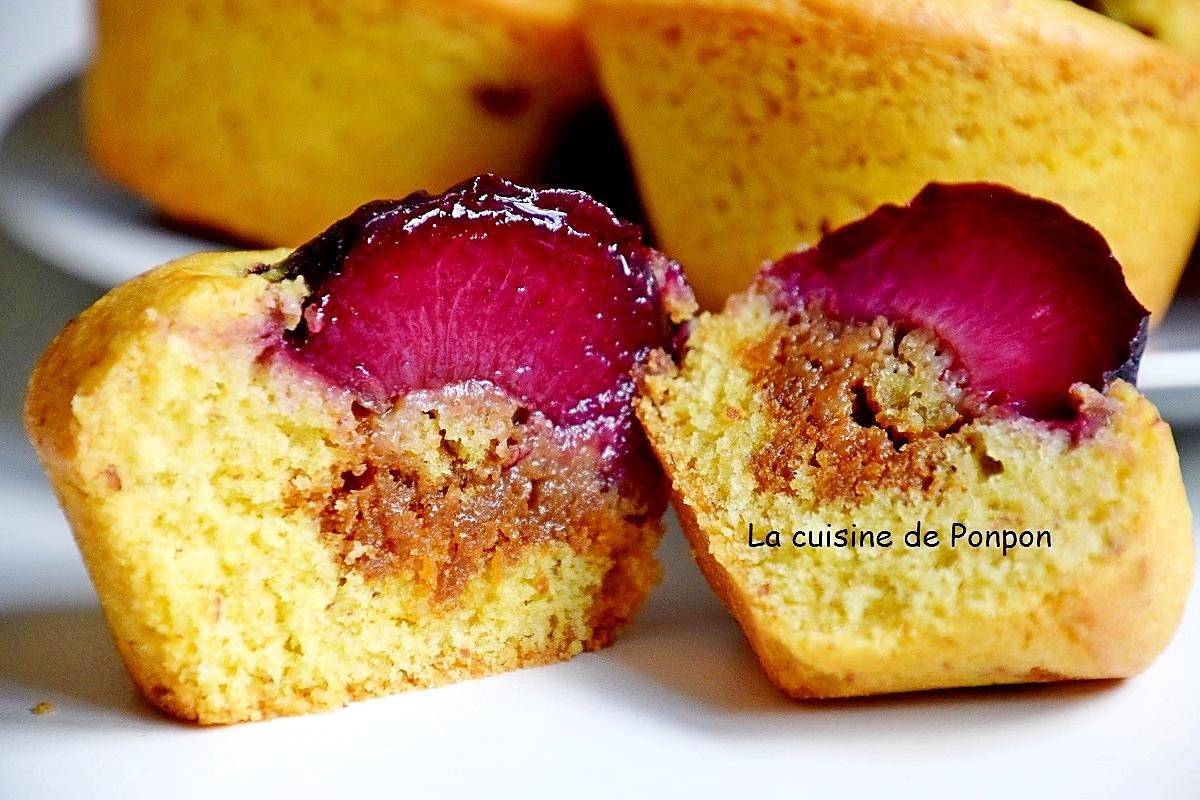 recette Muffin à la prune et caramel au beurre salé Raffolé