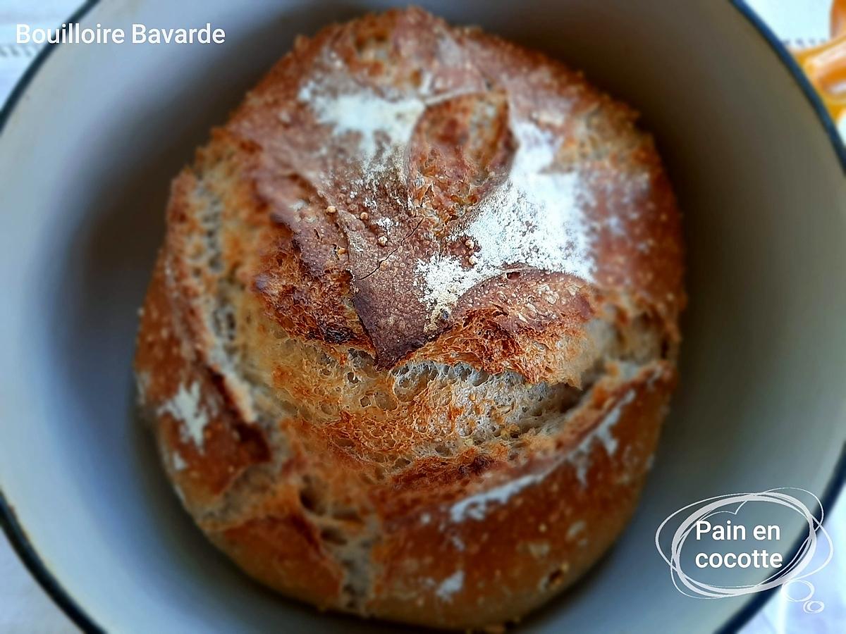 recette Pain à la cocotte  à la farine 5 céréales et 3 graines bio