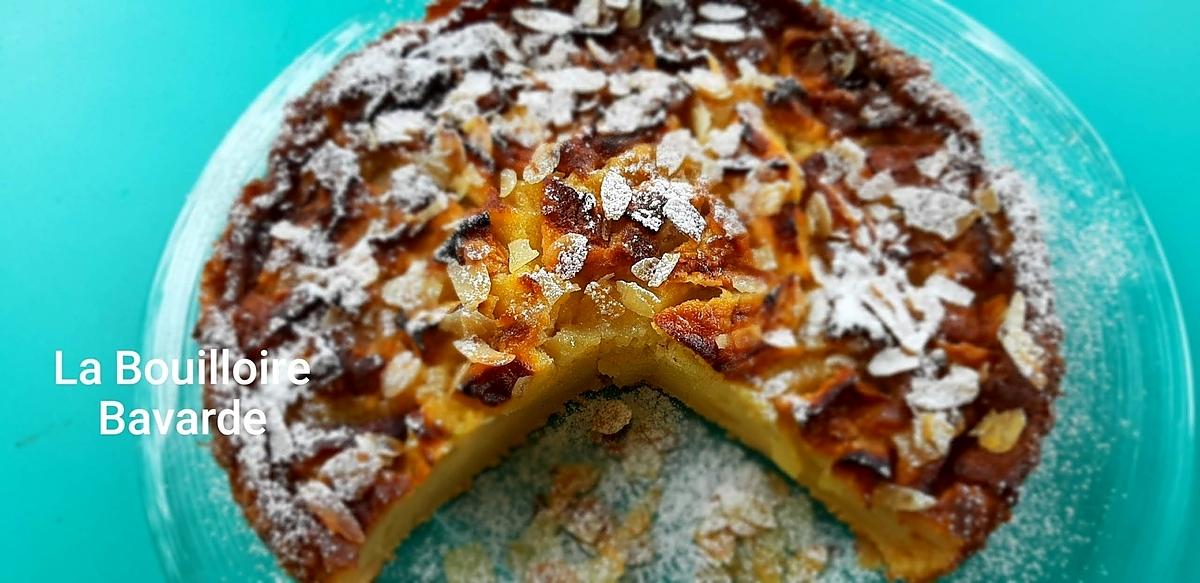 recette Cake tout pommes, miel au Ginseng et aux amandes .