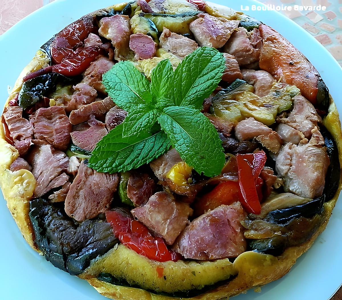 recette tatin aux sots l'y laissent de volaille et légumes grillés