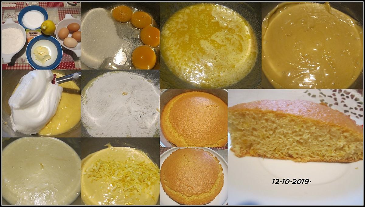 recette Gâteau au citron jaune.