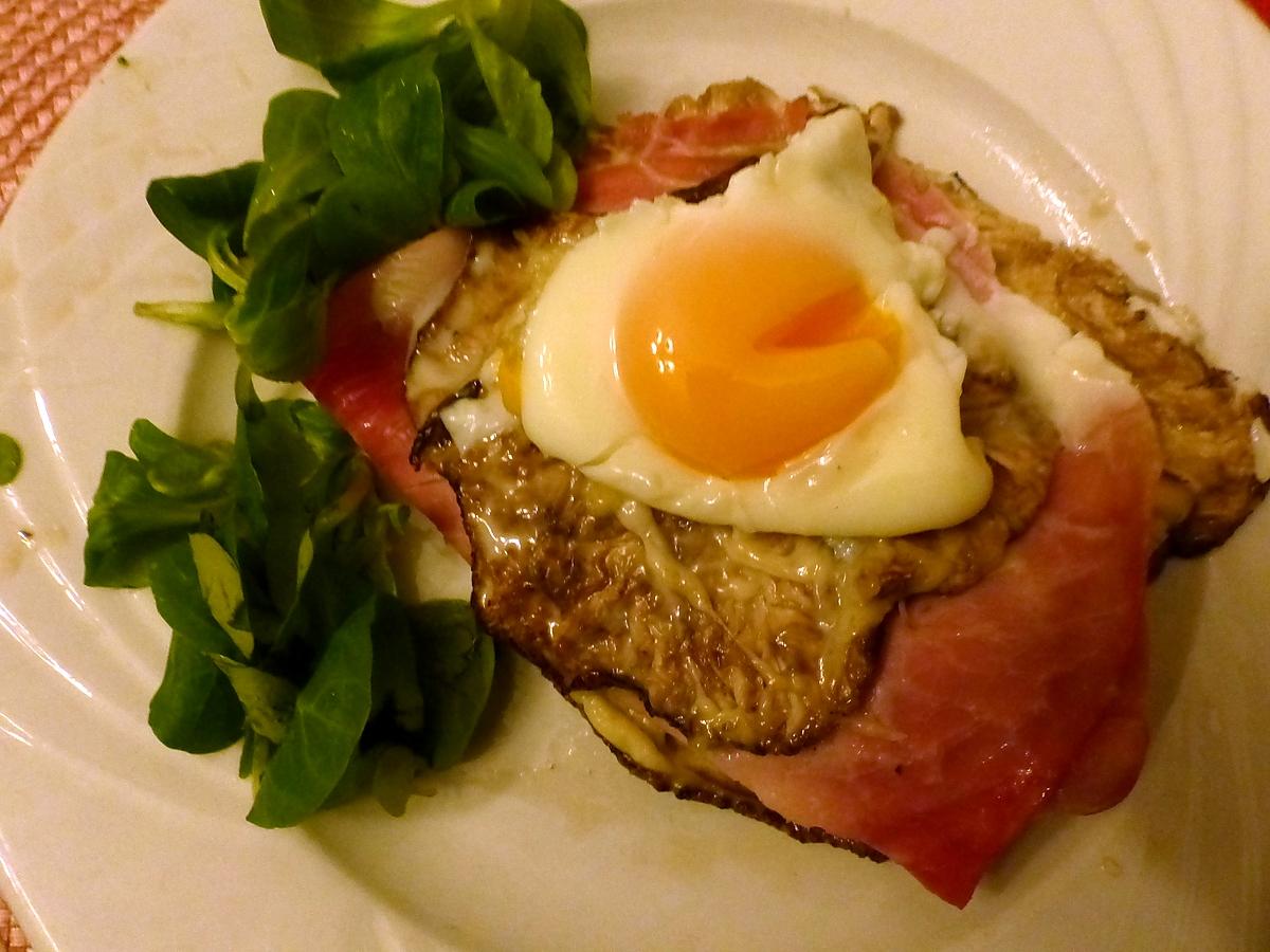 recette Croque Madame de coulemelles