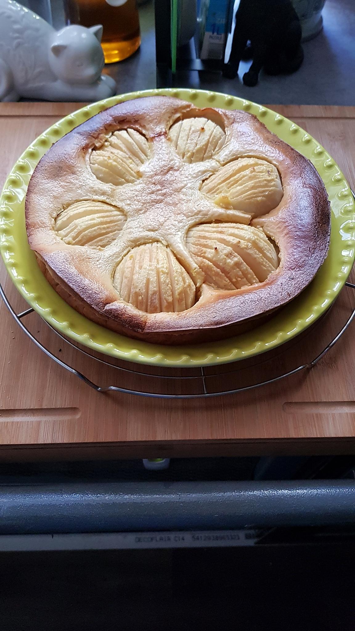 recette Clafoutis aux poire à l'infusion de verveine