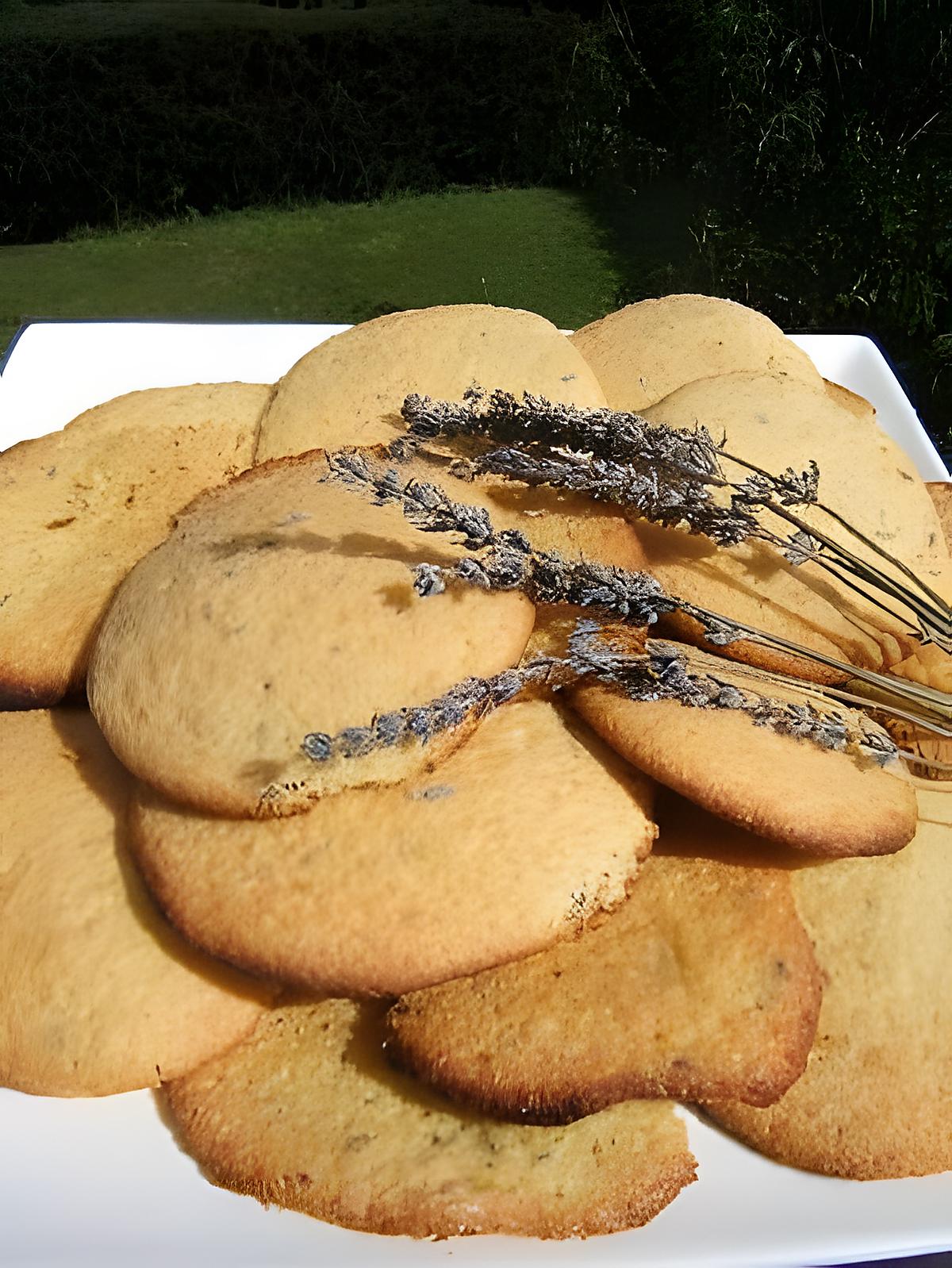 recette Biscuits aux fleurs de lavande